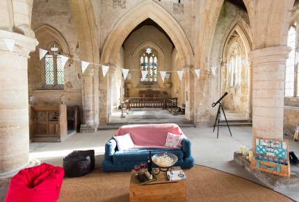 Would you fancy sleeping in an abandoned church?