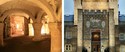 Oxford Castle Crypt and Malmaison Oxford 