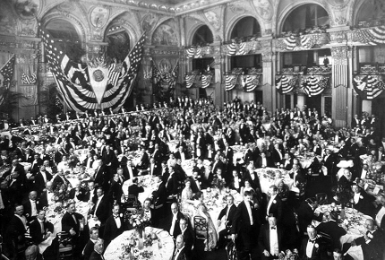 A celebratory banquet for Frederick Cook at Waldorf Astoria