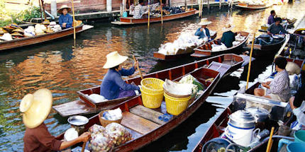 Bangkok river scene