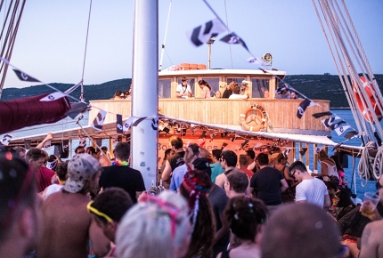 Boat parties are just one part of The Garden Festival in Croatia
