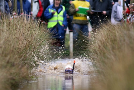 Bog snorkelling is a big deal in mid-Wales