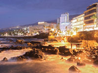 Canary Island night beach