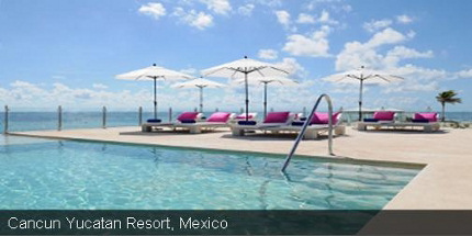 Cancun Yucatan resort in Mexico.