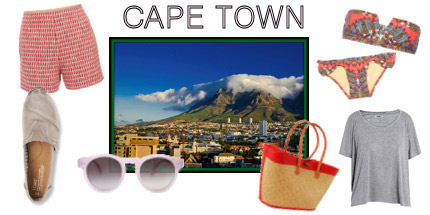 Cape Town fashion collage
