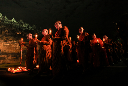 Celebrate Vesak Day this May with the monks of Borobudur Temple