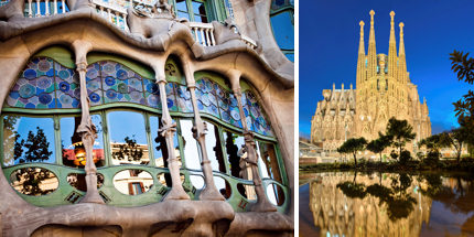 Gaudí’s Barcelona - Batllo collage