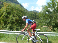 Cycling Italy hill 200