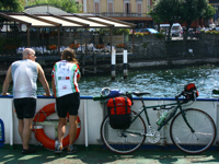 Cycling Italy river 200