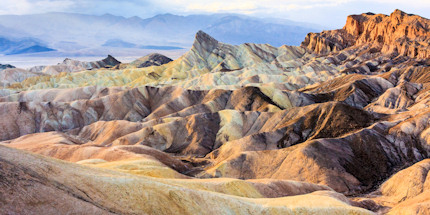 Zabriski Point in Death Valley 