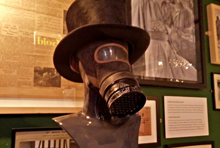 Dubliners were issued gas masks during WWII