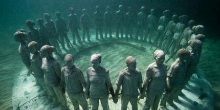 Ring of Children is just one of a host of seabed sculptures
