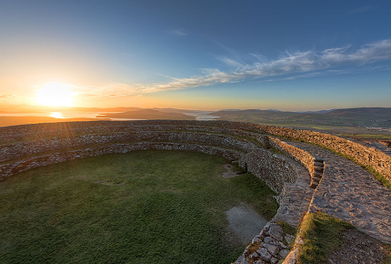 Grianán of Aileach, the fairy fort in County Donegal home to myths and legends