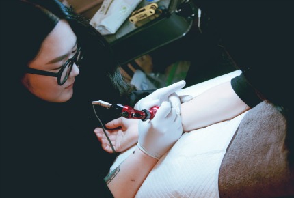 In South Korea, tattoos remain truly underground