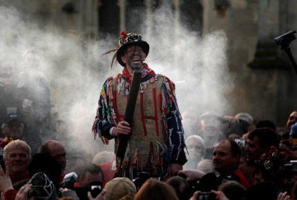 Smoking the Fool is part of the Haxey Hood tradition