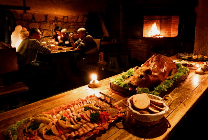 Head to Stara Sladovna for mead, hog roasts and open fires