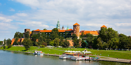 The picturesque Wawel Castle is a major draw for Cracow's visitors