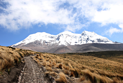 It's a long way up to Chimborazo