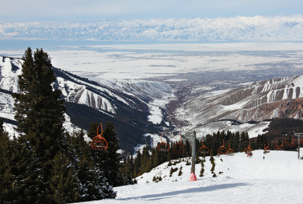 Karakol is a mountain sports mecca in this part of the world