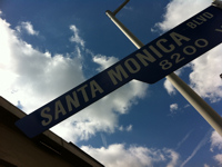Paptours Santa Monica sign