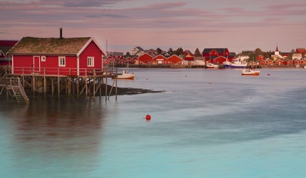 Lofoten's stilted fishermen's houses occupy stunning locations