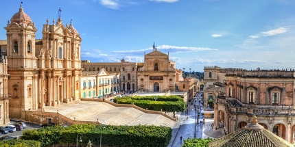 Noto is a charming Sicilian Baroque town.