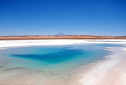 Ojos de Mar's turquoise blue pools are a sight to behold