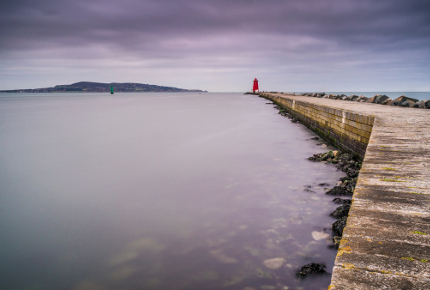 Poolbeg Lighthouse is a great place to spark up