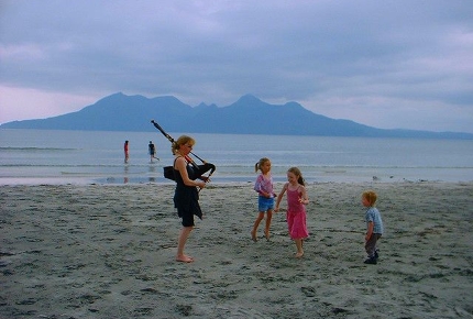 Residents on the Isle of Eigg celebrate life's simple pleasures