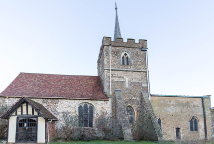 Saint John's church in Duxford, Cambridgeshire
