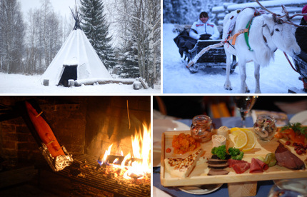 Lapland beyond the Northern Lights - Snow and food