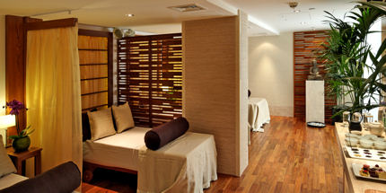 Ajala Spa's oriental-inspired relaxation room