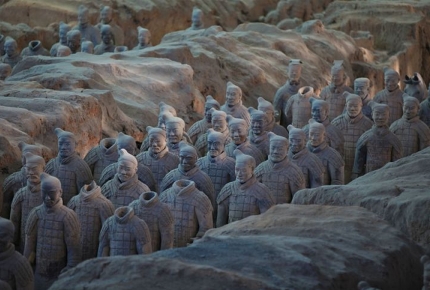 The Terracotta Warriors were discovered by a well digger