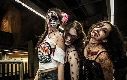 The annual Zombie Walk in New Jersey, USA
