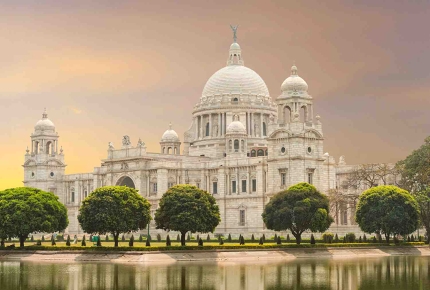 The majestic Raj-era Victoria Memorial