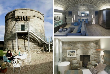 Who said a stay in an 1804 coastal defence tower couldn't be stylish?
