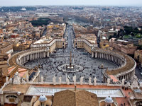 Huw Edwards interview - Vatican City