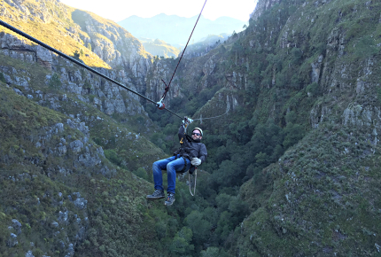 Zip through Hottentots Holland Nature Reserve, South Africa