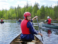 Canoeing finland