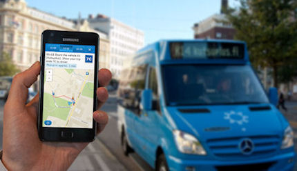 In Helsinki, new technology is putting bus passengers in control