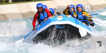 Rafting at Lee Valley White Water Centre