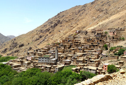 Another Berber village comes into view