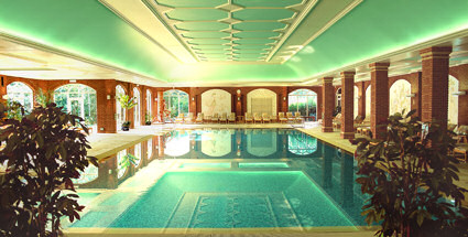 Nirvana Spa's beautiful Relaxation Pool