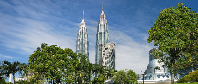 Petronos Towers in Kuala Lumpur, Malaysia