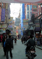 Get lost in the busy streets of Thamel