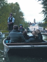 Enjoy the view of Cambridge colleges as you glide down the river