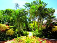 Take a relaxing stroll through the lush gardens