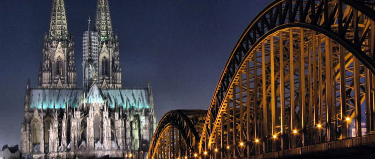 Cologne Cathedral with Hohenzollern Bridge