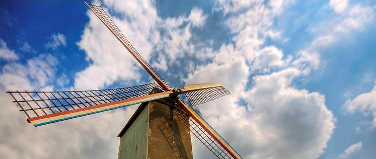 Mill, Bruges, Belgium