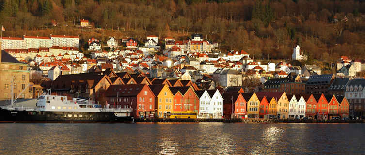 Houses in Bryggen, Bergen, Norway